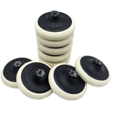 125mm industrial wool felt polishing buffing wheel for marble polishing