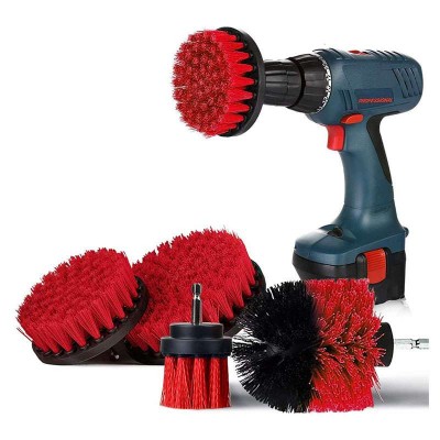 Drill Brushes 4 Pieces for Cleaning Pool Tile